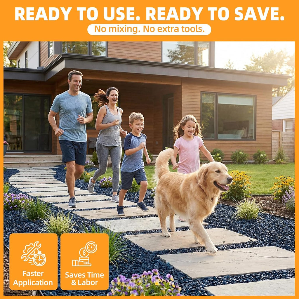 Rock Glue for Landscaping 1 Gallon, Ready-to-Use Gravel Binder for Pea Gravel & Small Stones, Fast-Drying Landscape