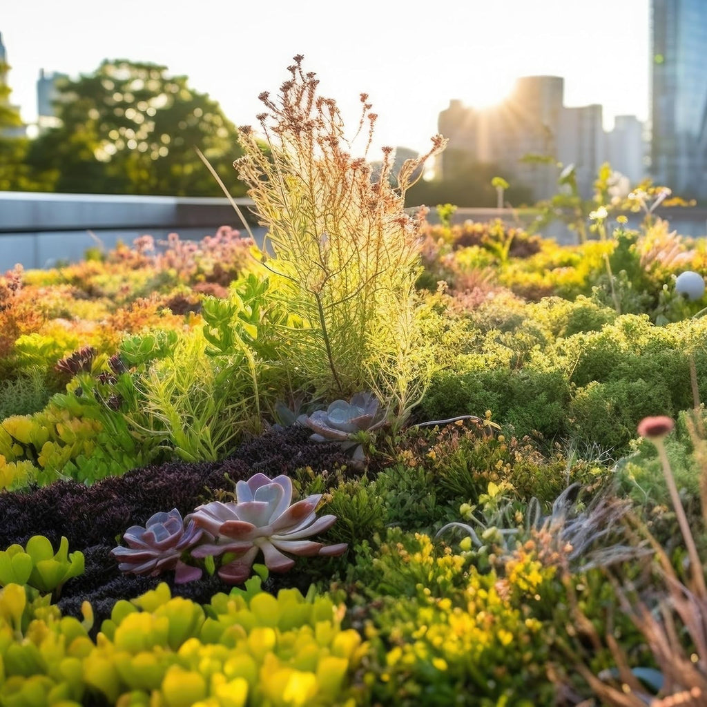 10 in. x 20 in. Sedum Groundcover Mat, Non-toxic Hardy Stonecrop for Landscaping, Live Succulents, Pet Friendly Plants