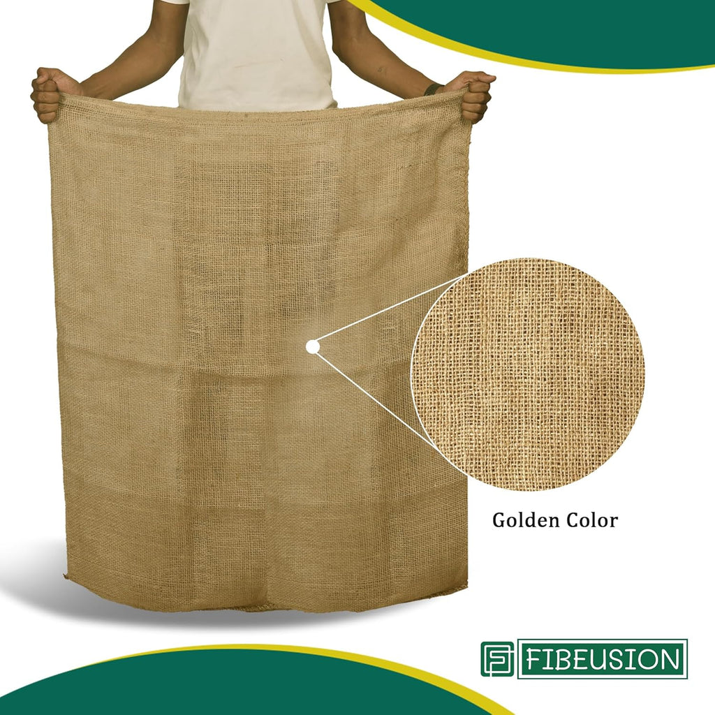 Heavy Duty Reusable Burlap Sacks 32" X 40" – Perfect Burlap Sack for Plants, Winter Plant Covers, Vegetable Storage &