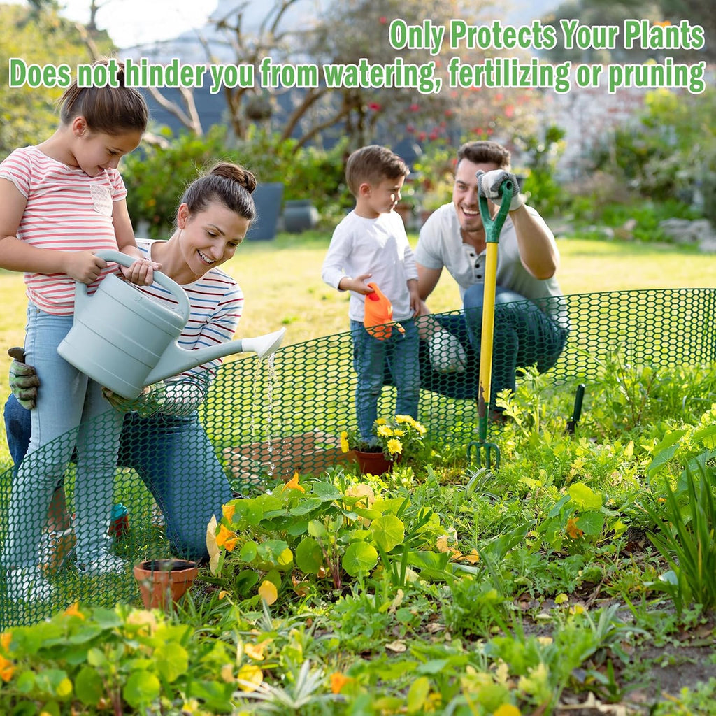 40Ft x 16In Plant Protectors from Animals, Plant Cages for Outdoor Plants | Wire Plant Protector, Thick Metal