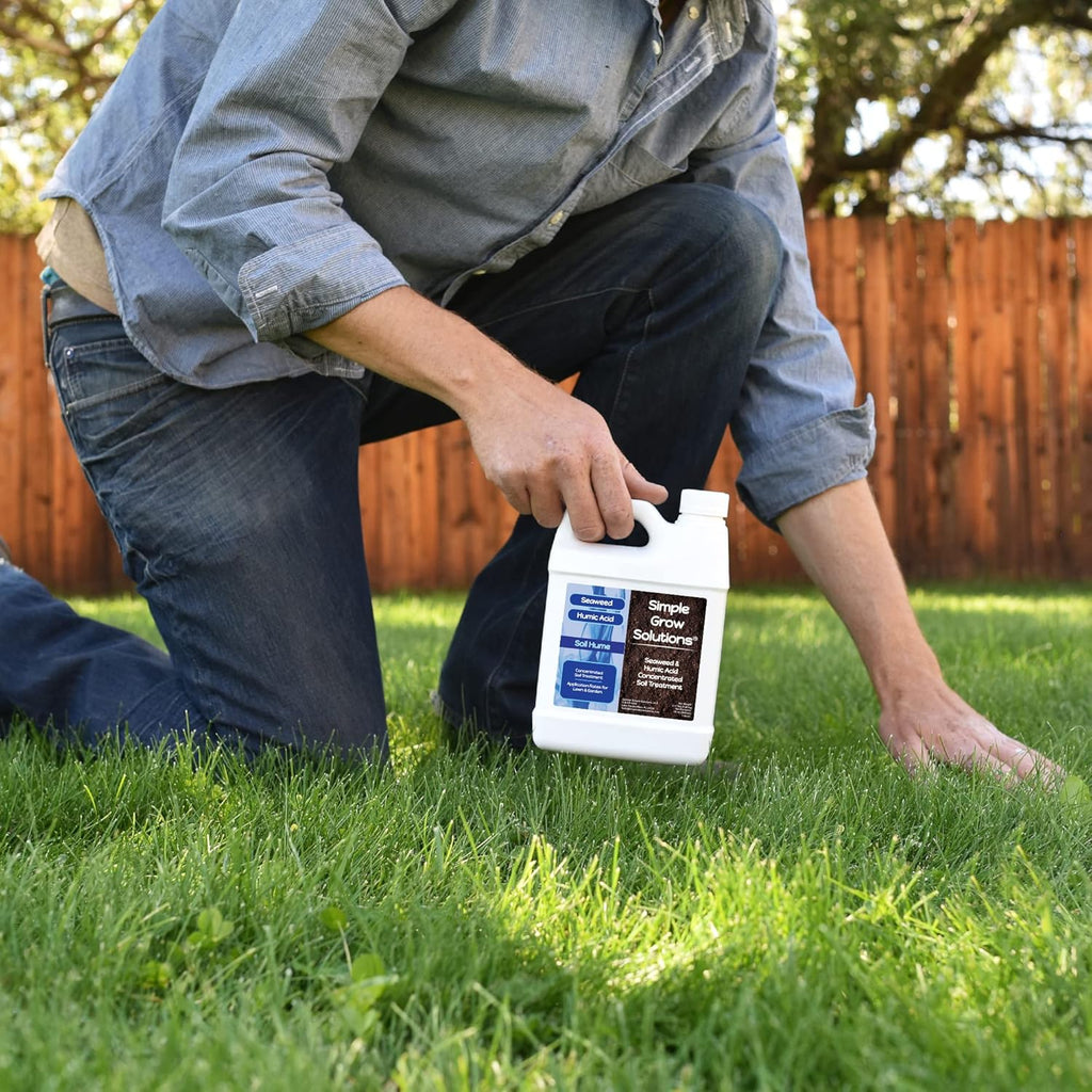 Organic Super Seaweed Humic Acid Blend- Liquid Sea Kelp for Grass and Plants - Soil Hume - Simple Grow Solutions