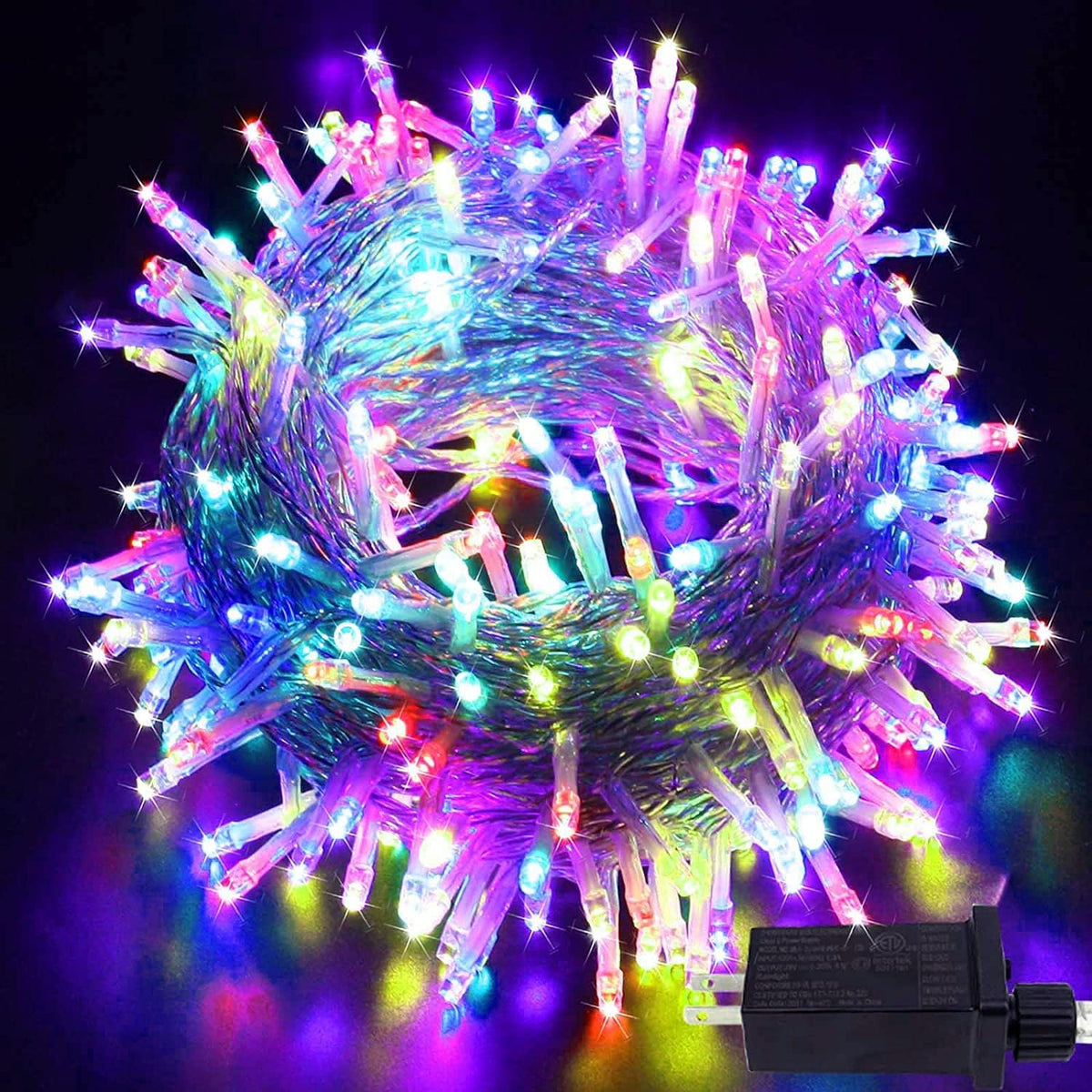 KAQ Connectable 300LED 115Ft String Lights, Christmas Lights Indoor Outdoor