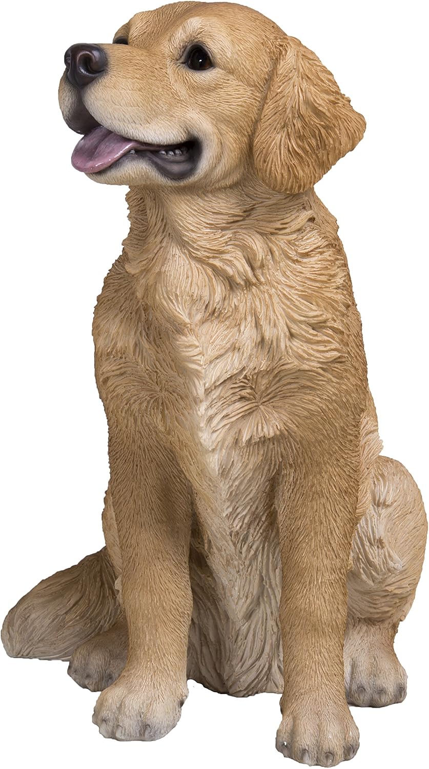 Hi-Line Gift Ltd. Sitting Golden Retriever, Brown