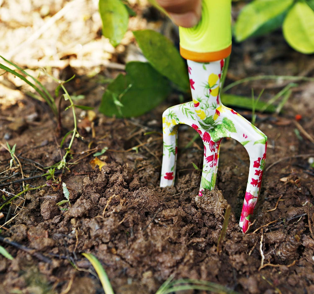 NAYE Garden Tool Set,Cute Gardening Gifts for Women,Birthday Gifts for Mom,Heavy Duty Tool Kit with Gloves,Garden