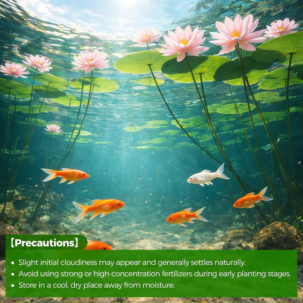 Aquatic Plant Soil for Water Lily & Lotus – Clay-Based, Nutrient-Rich | Pond Plant Growing Medium, Multi-Mineral Blend