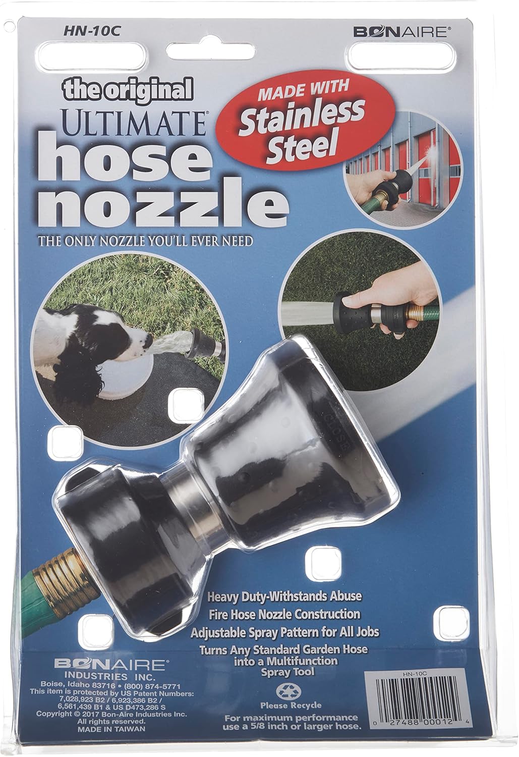 Bon-Aire HN-10C Original Ultimate Hose Nozzle (Stainless Steel)