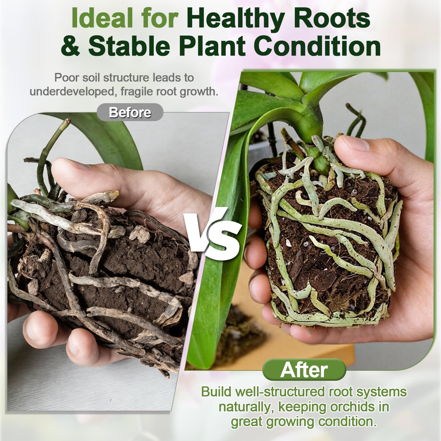 Orchid Bark Potting Mix 29 Quart, Mix Pine Bark,Perlite, Sphagnum Moss and Clay Pebbles for Plants, Orchid Garden Soil