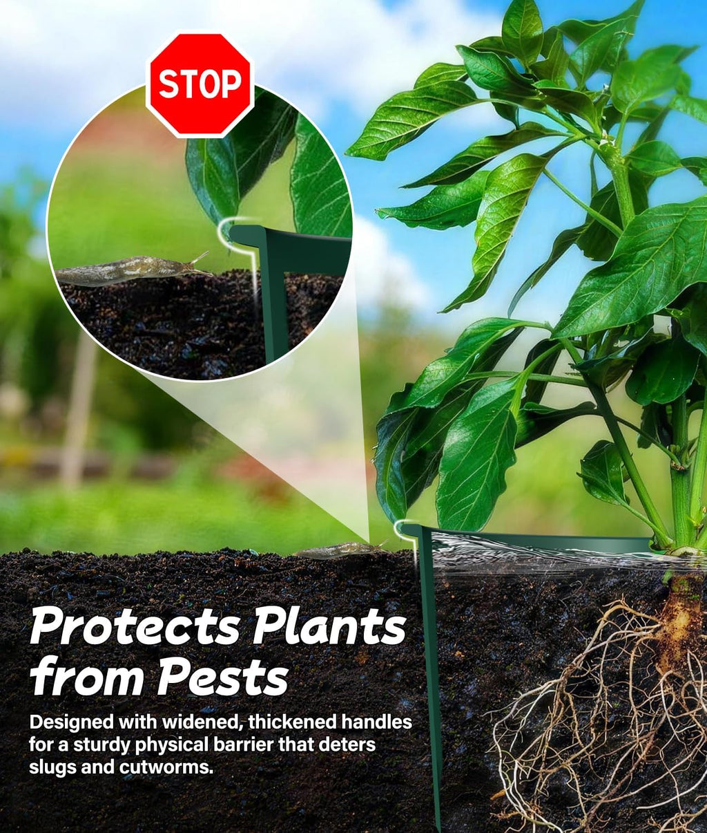 7 inch Planting Grow Rings, 12 PCS Plant Rings for Outdoor Plants, Perfect for Deep Root Watering Veggies Herbs and