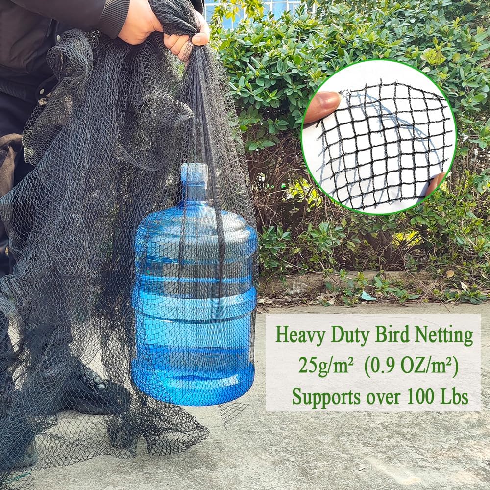 Deer Fence Netting 7.5x100 FT, Heavy Duty Bird Netting for Garden | Strong Woven Netting for Garden Protection, Plants