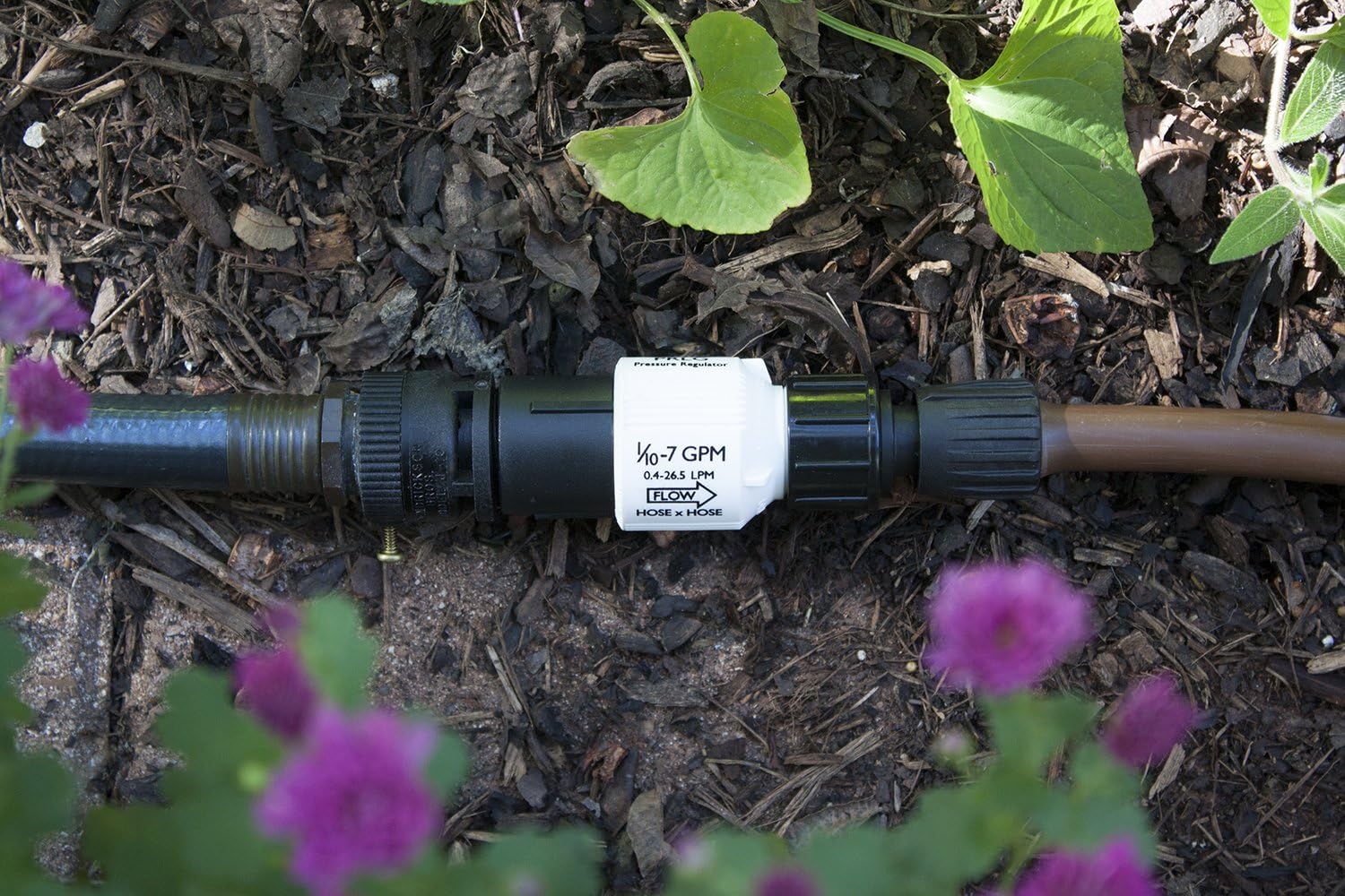 Drip Irrigation Faucet Adapter Kit: Connect 1/2" Tubing to Faucet or Hose, Backflow Preventer, Filter, Pressure