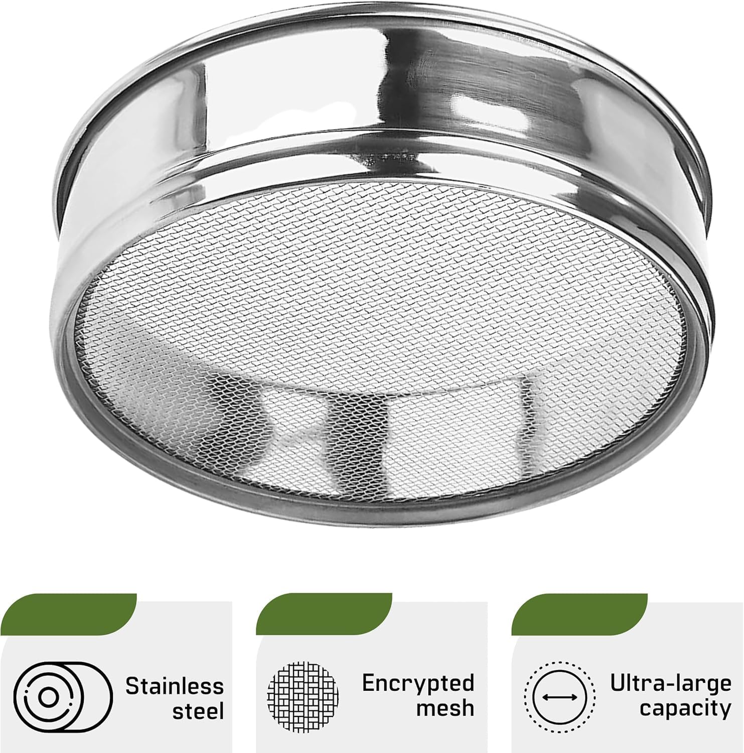 6'' Stainless Steel Sprouting Tray Round – 3-Tier Seed Gardening Planter Tray for Microgreens Broccoli Sprouts Growing