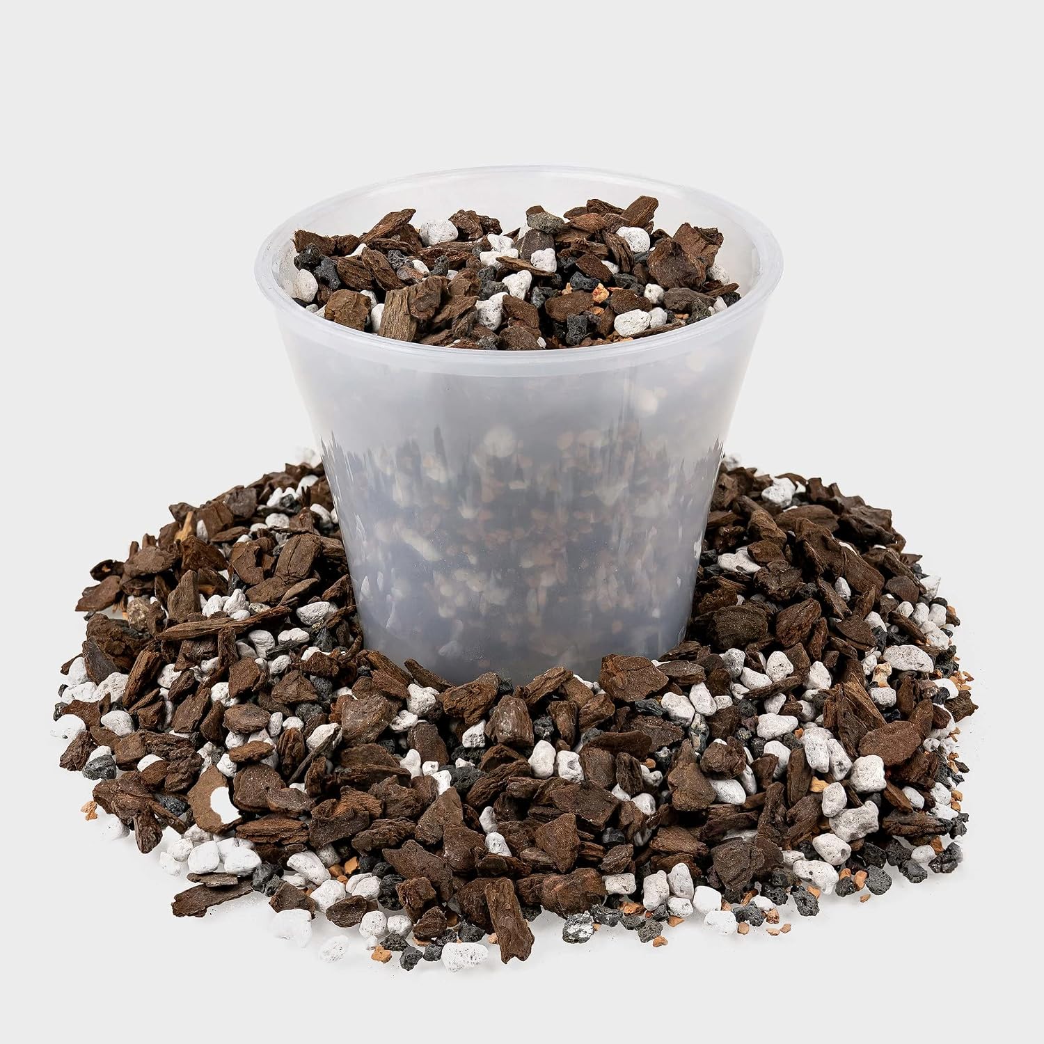Premium Bonsai Soil All Purpose Fast Draining Mix - Pumice, Lava, Calcined Clay and Pine Bark Potting Pre Mixed Bonsai