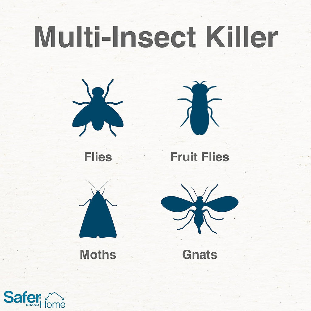 Safer Home SH502 Indoor Plug-in Fly Trap & SH503 Refill Pack of Glue Cards for – 3