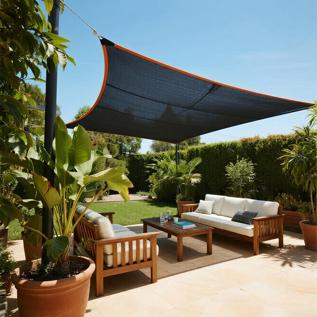winemana 10x20ft Shade Cloth 90% UV Mesh Tarp Dog Kennel Cover Sun Shade | For Garden Greenhouse Pergola Chicken Coop
