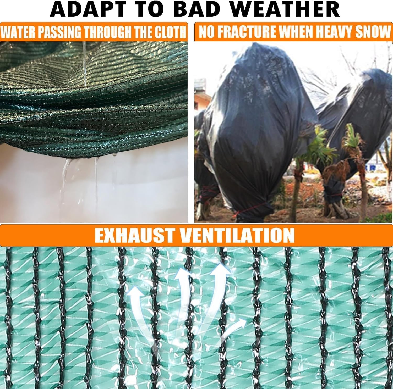 70% Green Shade Cloth 12ft x 10ft Sun Shade Netting with Grommets | Breathable UV Block Balanced Shade for Garden