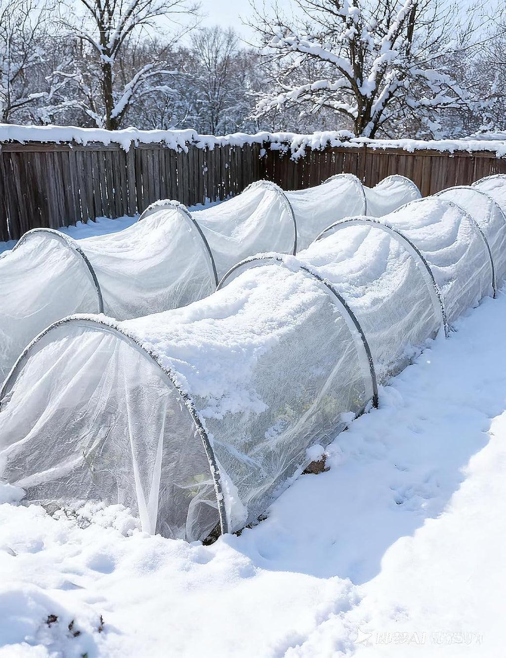 Plant Covers Freeze Protection, 10 ft x 50 ft 1.0 oz/yd² Reusable Frost Protection Floating Row Cover, Frost Blankets