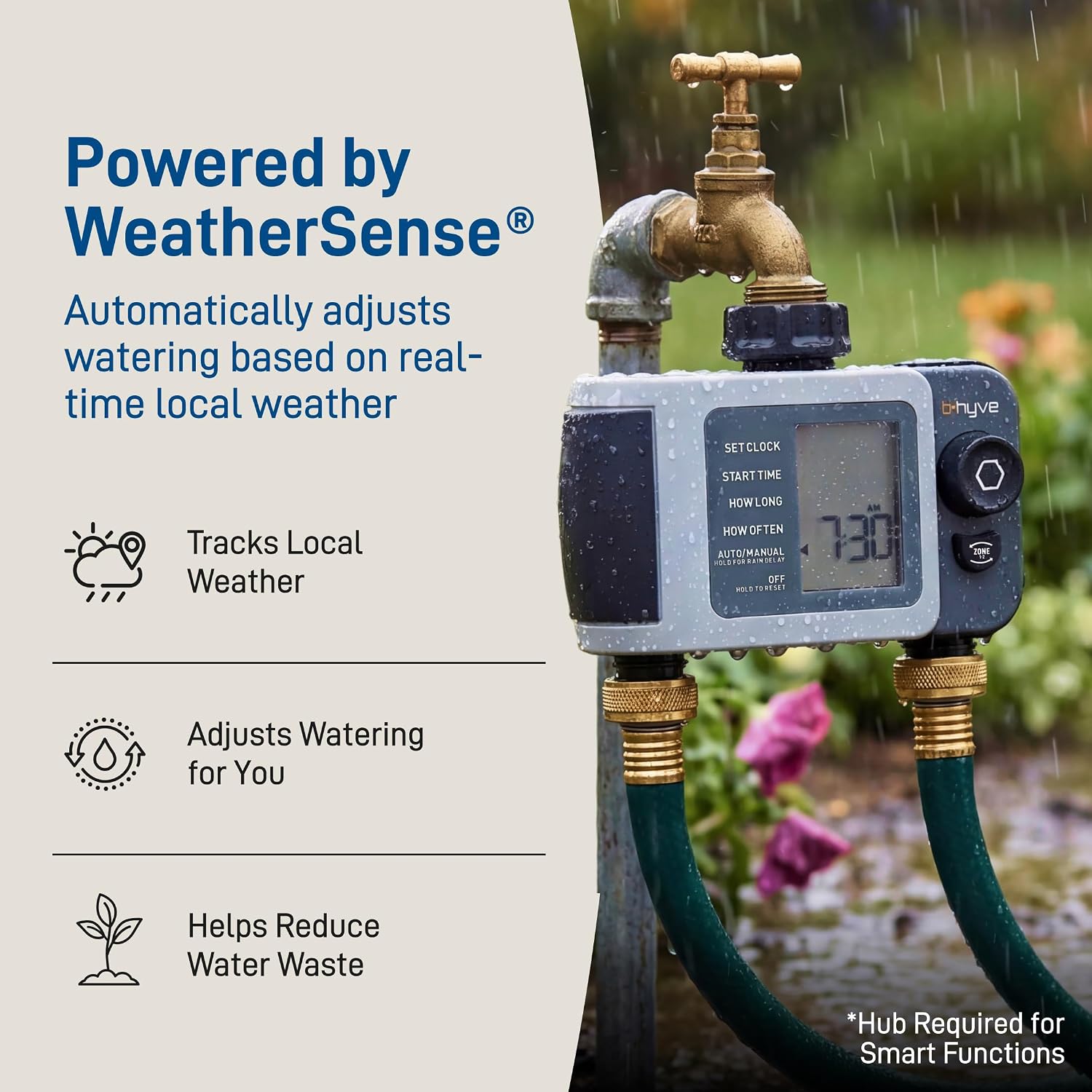 Orbit B-hyve XD 2-Port Smart Hose Watering Timer - Features Dual Outlet Irrigation Control - App Controlled Watering
