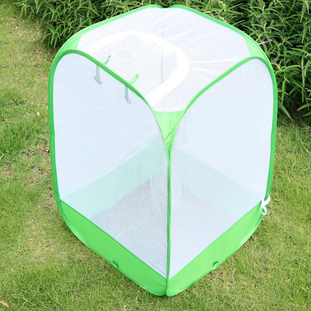 36" Large Mesh Plant Cover for Outdoor, Plant Netting Protector Garden Enclosure Cloche for Fruit, Vegetables