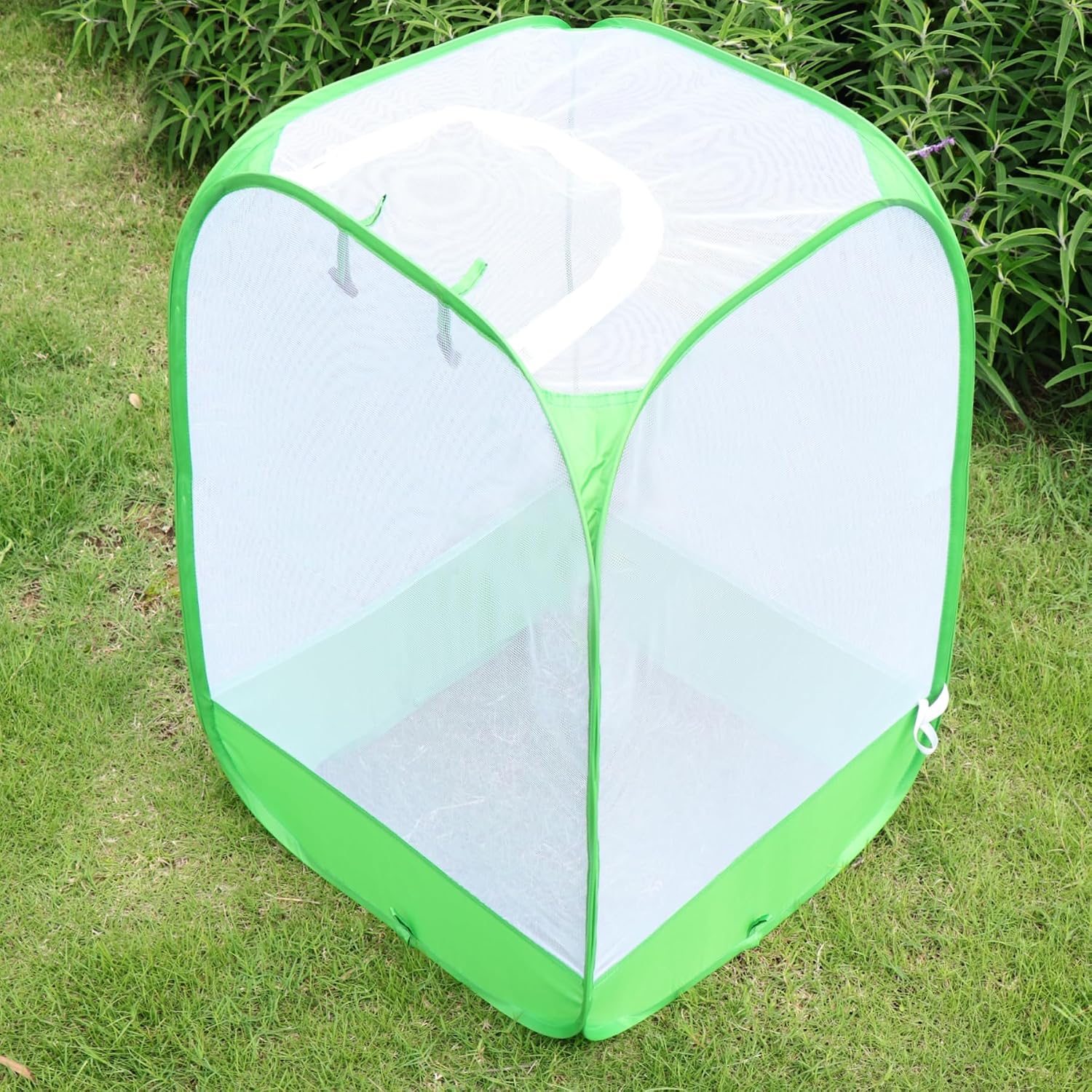 36" Large Mesh Plant Cover for Outdoor, Plant Netting Protector Garden Enclosure Cloche for Fruit, Vegetables