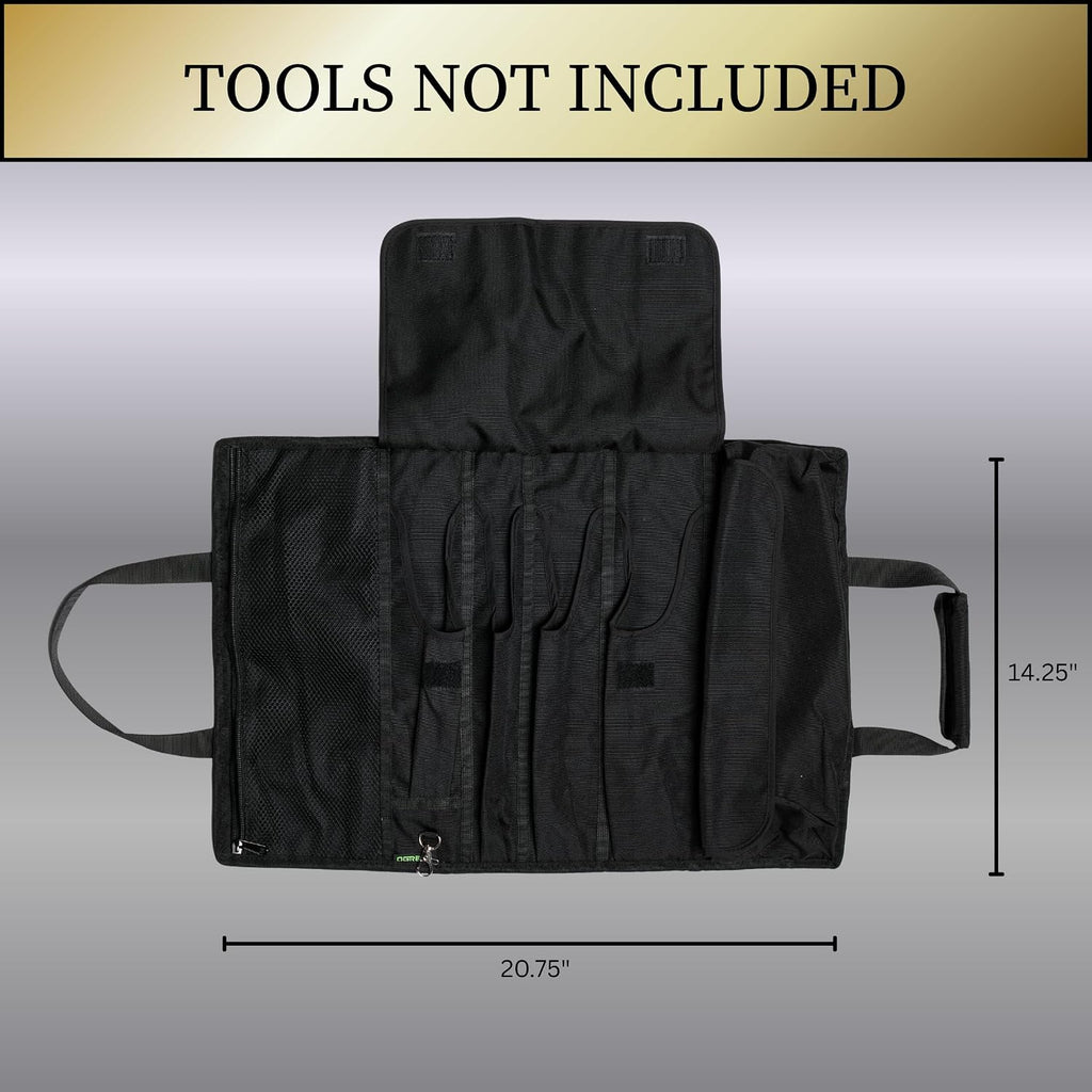 OGRE Roll-Up Garden Tool Bag Only, Heavy-Duty Organizer with 6 Pockets | 900D polyester, water resistant, lays flat
