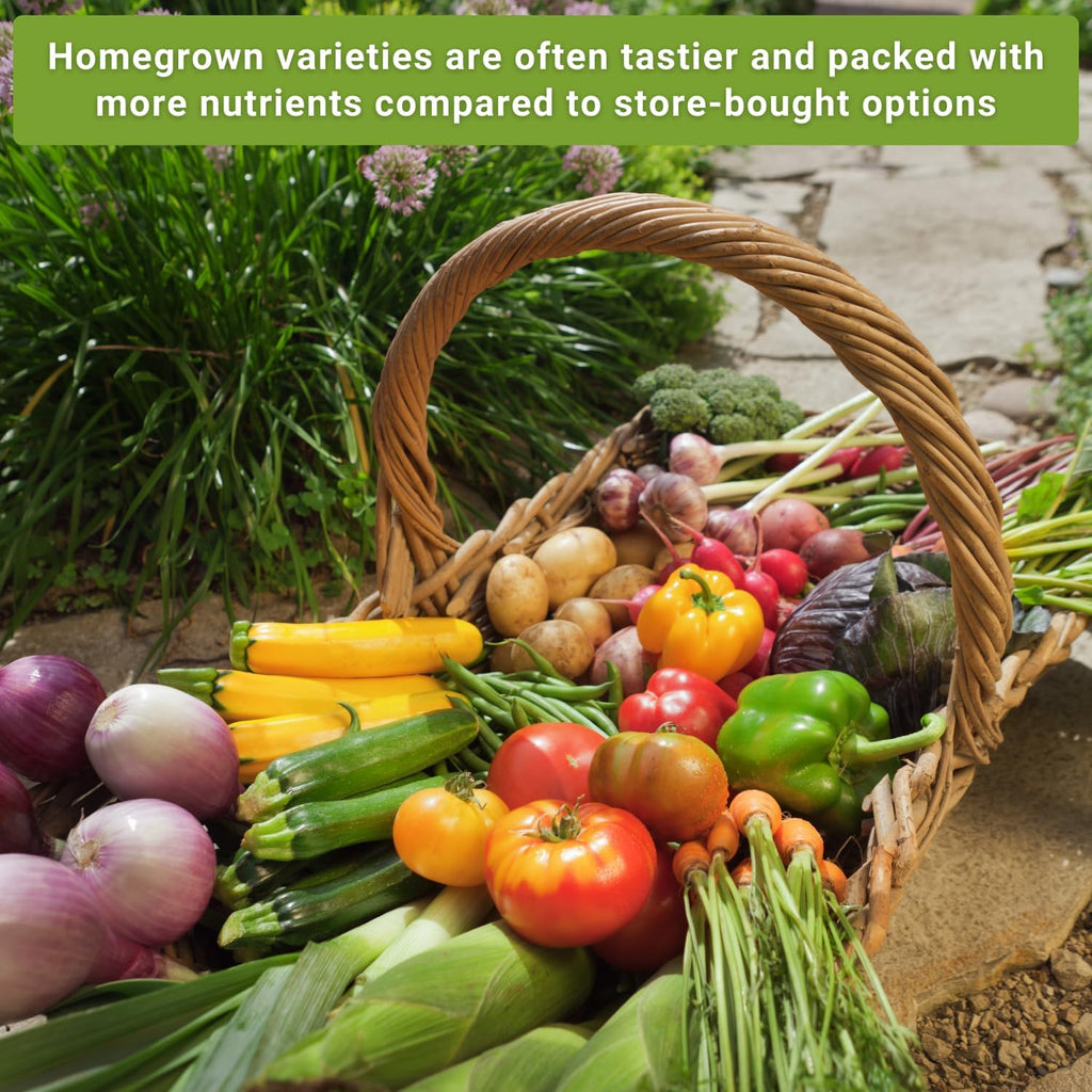 Sow Right Seeds - Complete Garden Seed Collection for Planting at Home | Includes vegetables, herbs, and flowers. Plant