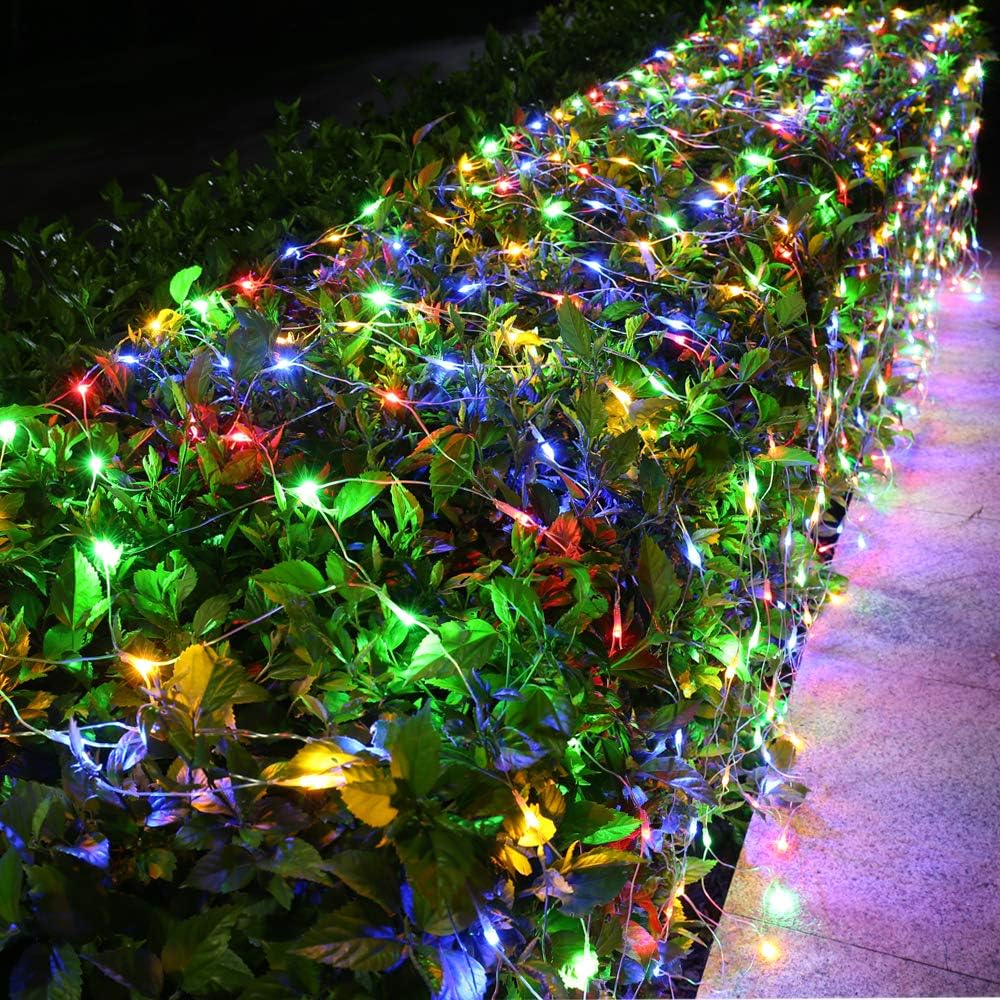 Joomer Christmas Net Lights - 11FT x 4.5FT 300LED Plug-in Light Multicolor