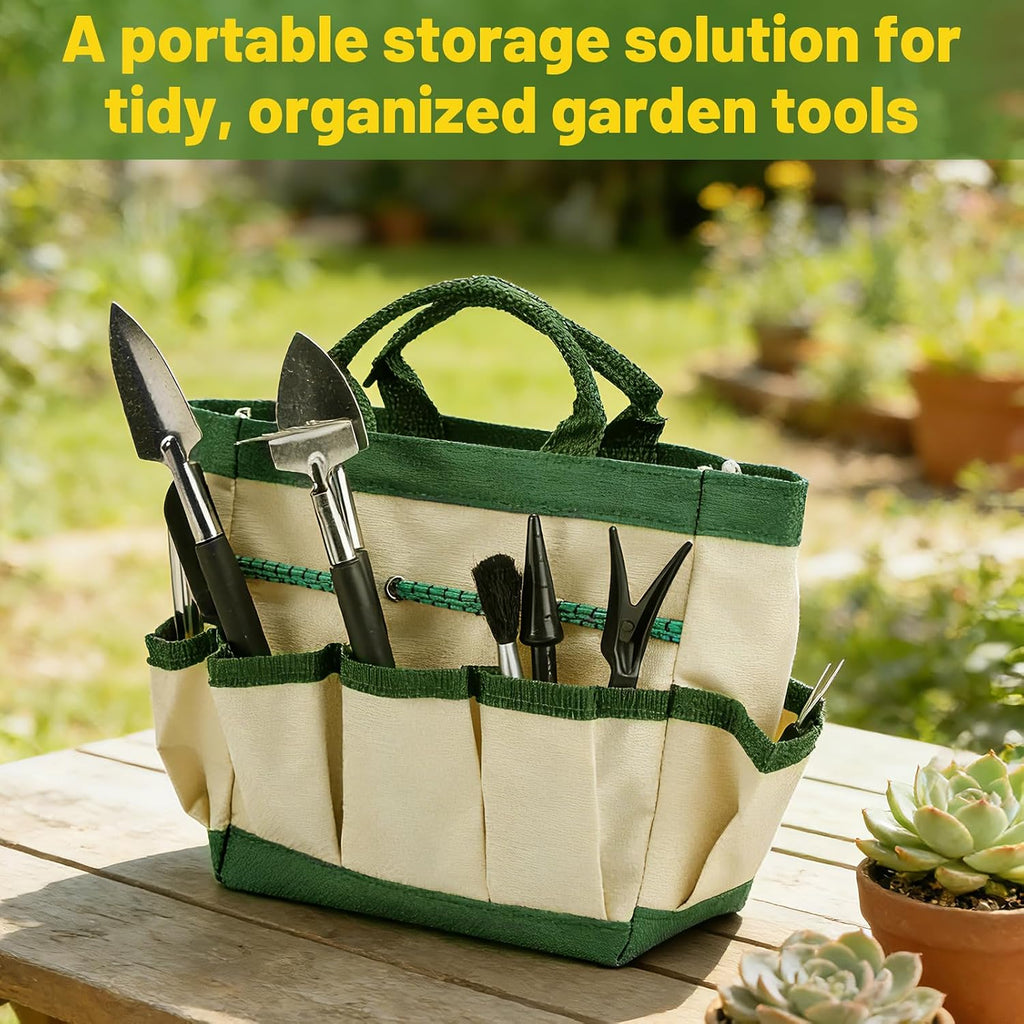 ANPHSIN 44pcs Small Gardening Tools Gifts for Women Beginners, Green | Garden Hand Tools Set for Indoor Succulent