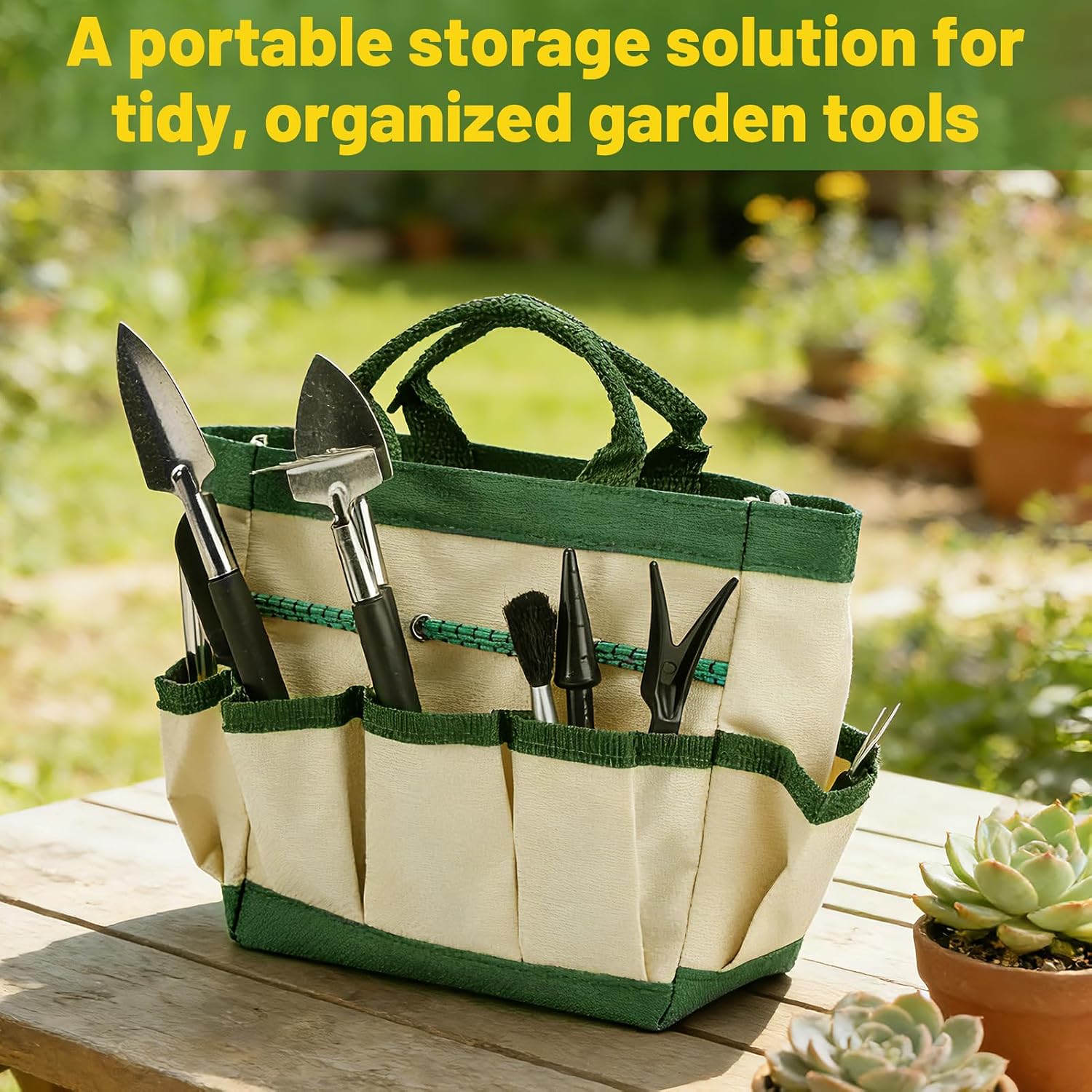ANPHSIN 44pcs Small Gardening Tools Gifts for Women Beginners, Green | Garden Hand Tools Set for Indoor Succulent
