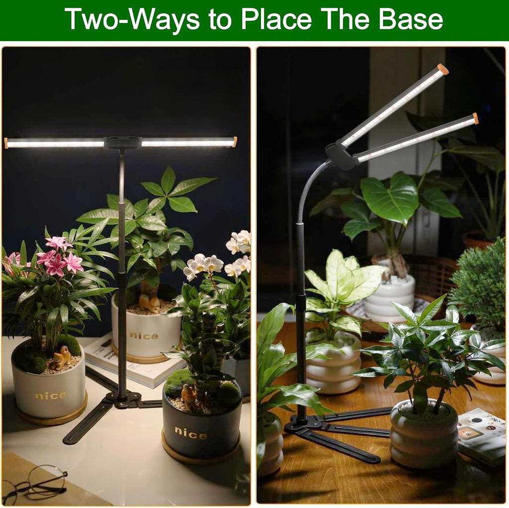 Grow Light for Indoor Plants,6000K White Sun Spectrum Growing Light Lamp | Desk Light with Red Blue LED for Pot