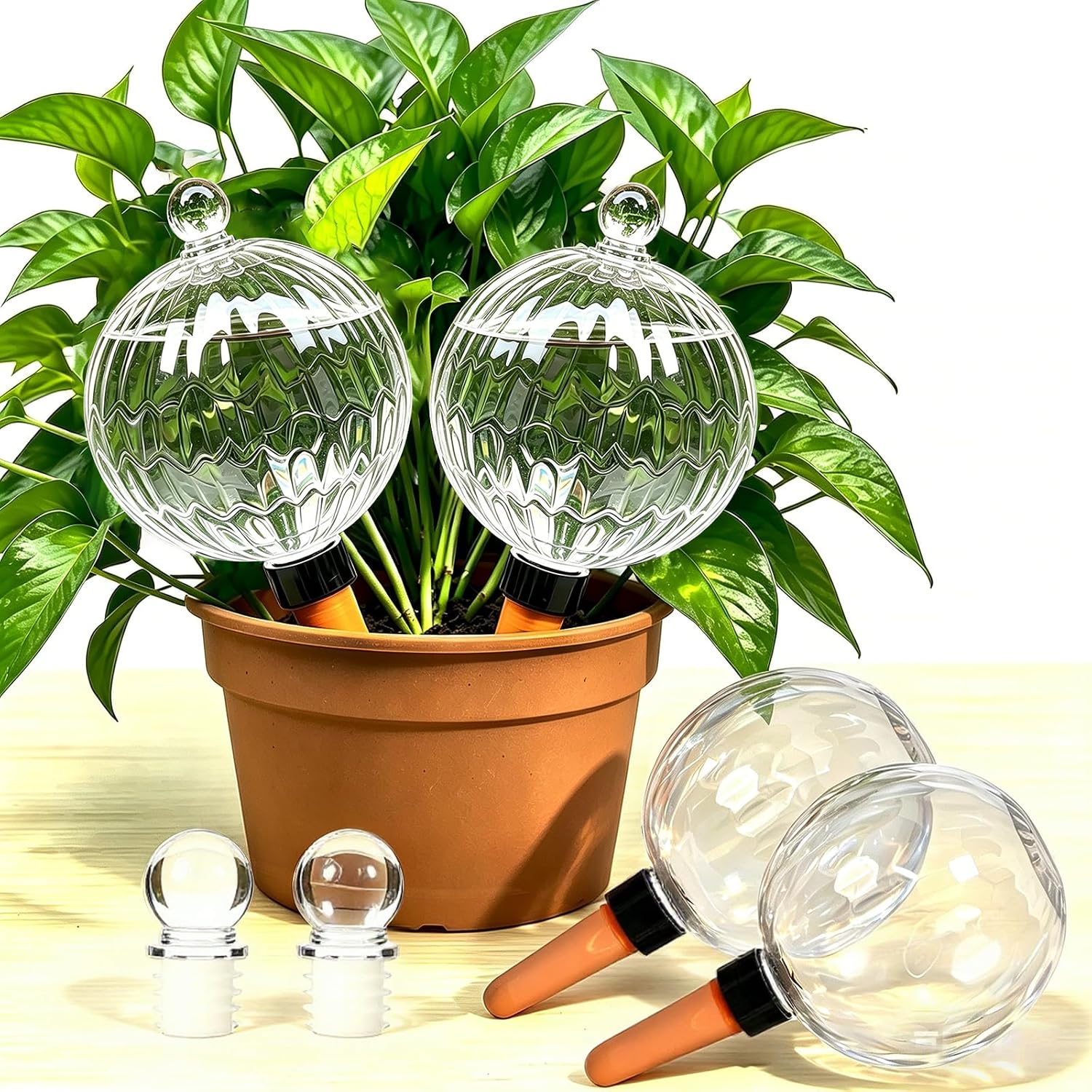 26oz Extra Large Plant Watering Globes, Self Watering Bulbs and Water Globes for Indoor Outdoor Potted Plants, Vacation