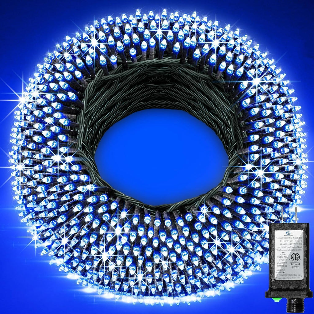 750 LED 240FT Christmas String Lights Outdoor, 12 Pro Modes with Timer