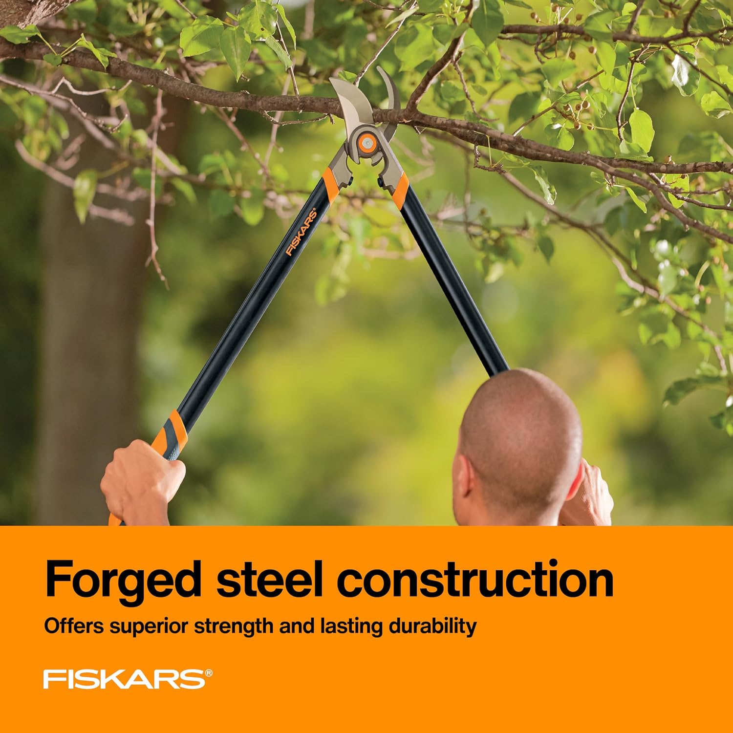 Fiskars 30" Forged Garden Bypass Loppers, 2" Cut Capacity Tree Trimmer | Branch Cutter Tool, Heavy-Duty Steel Blade