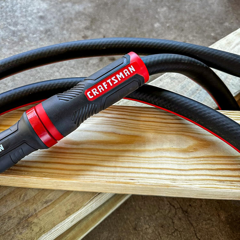 Craftsman Heavy Duty Professional Grade Black Garden Hose, 100 Feet x 5/8 Inch