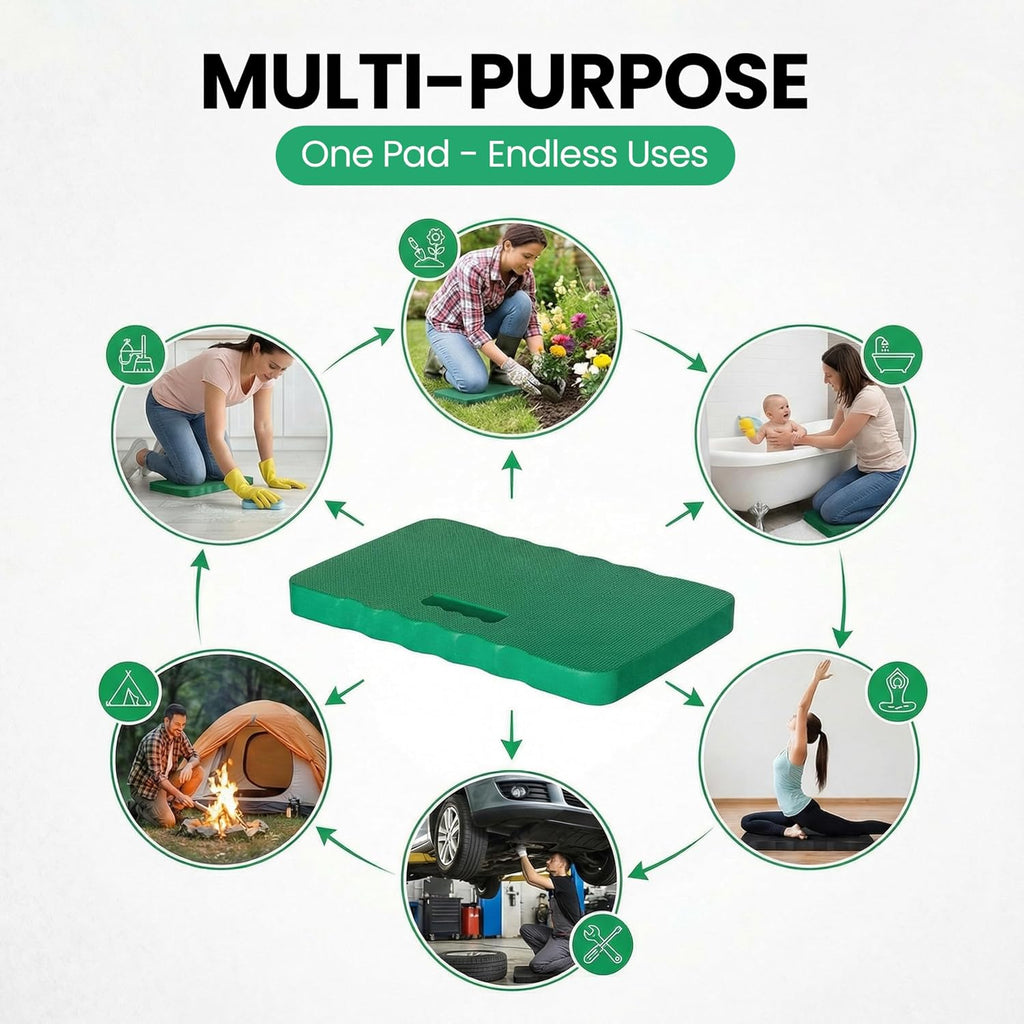 Extra Thick Foam Kneeling Pad for Gardening and Exercise Soft Comfortable Knee Cushion Mat for Floor Work Yard Tasks