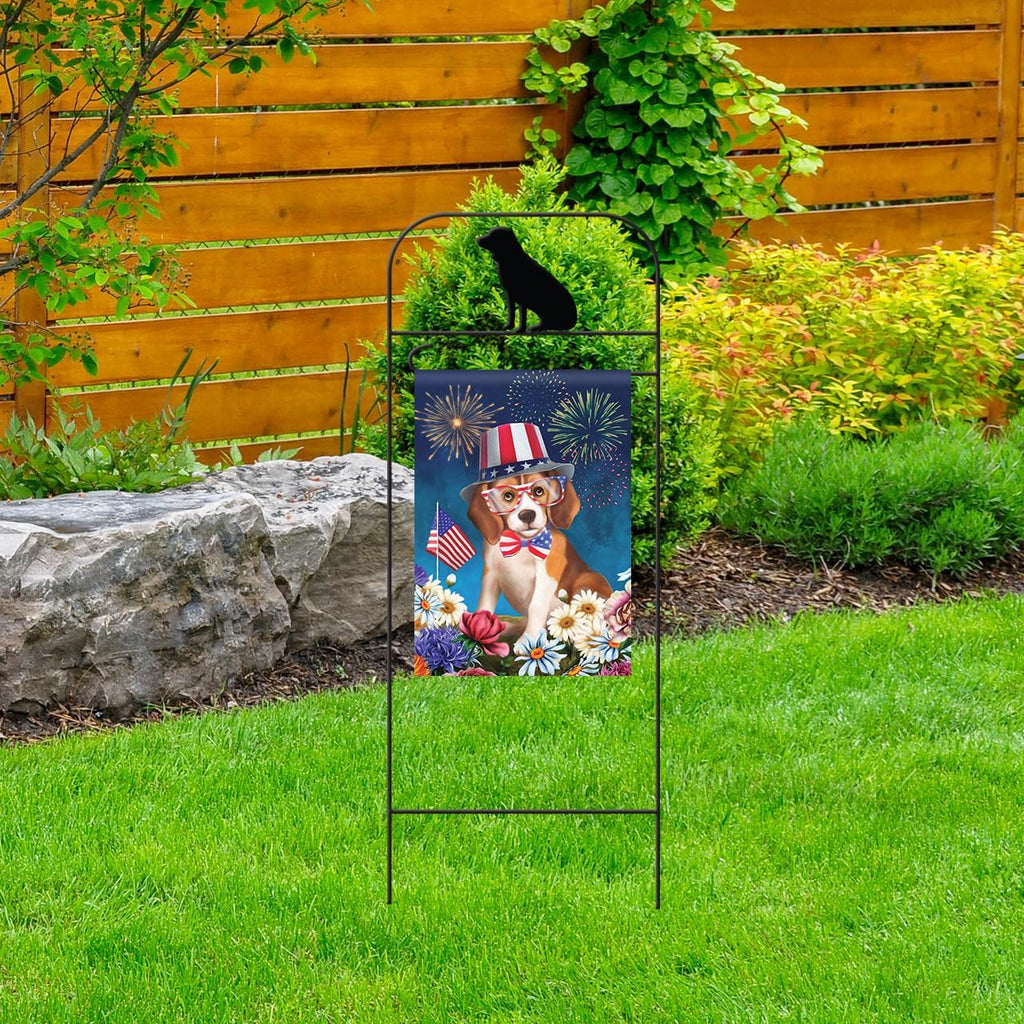 Briarwood Lane Everyday Wrought Iron Dog Garden Flag Arbor 41x15