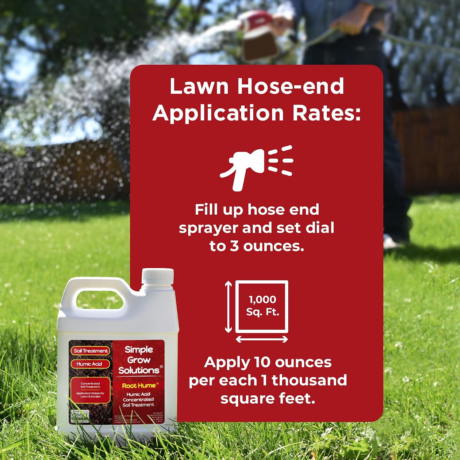 Raw Organic Soil Conditioner- Root Hume- Simple Grow Solutions- Natural Plant & Lawn Treatment- Nutrient Food Enhancer