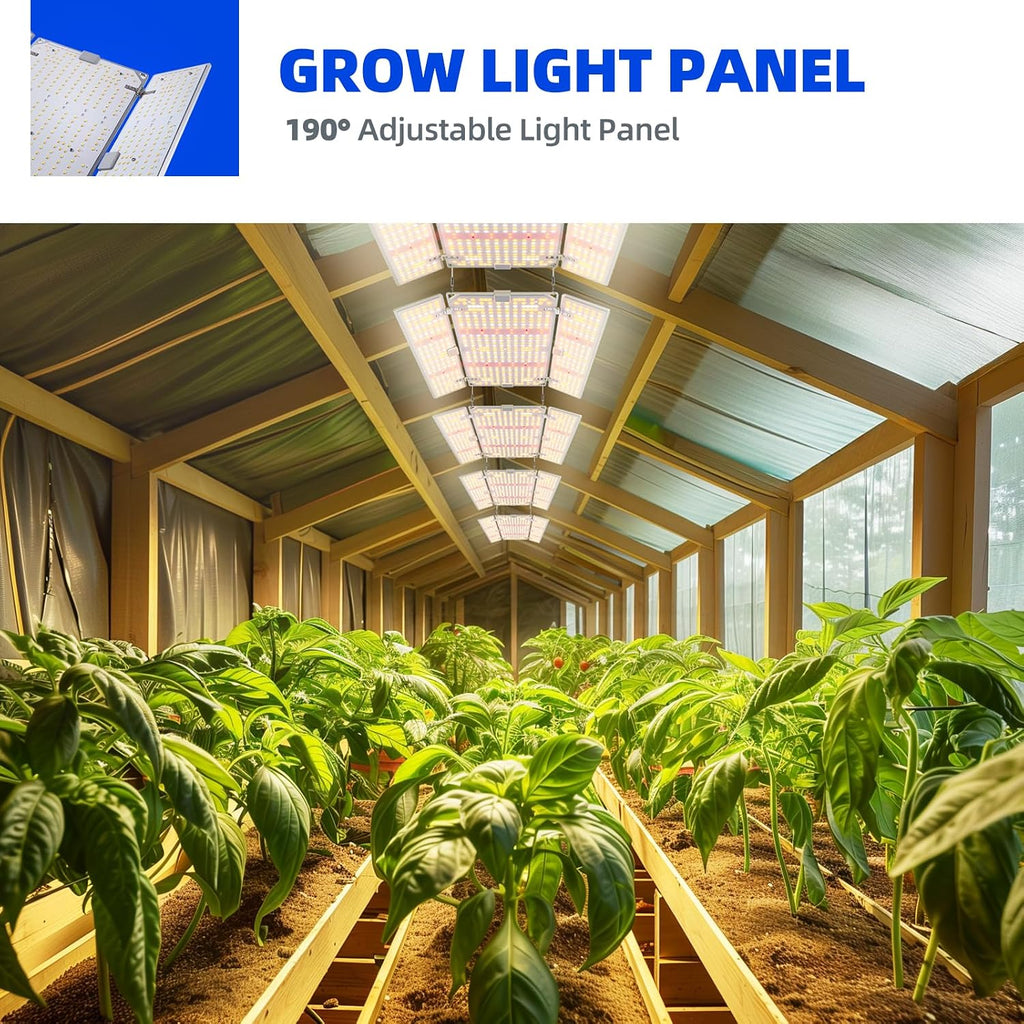 Barrina 4x4 Grow Light Panel, Full Spectrum, Dimmable, 200W, 1 Pack | Plug and Play, Adjustable, Barrina LED Plant