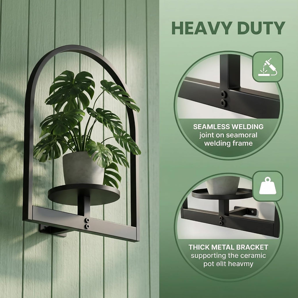 2 Pack Plant Stand Indoor Outdoor Hanging Planters for Indoor Plants Wall Plant Holder for Indoor Plants Plant Frames
