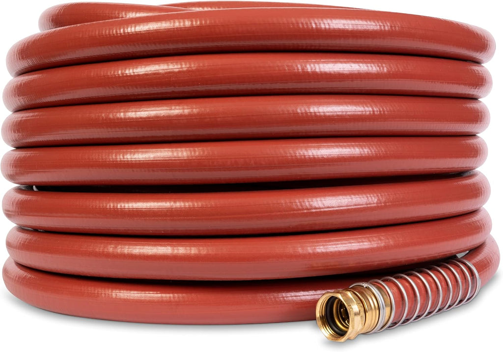 Gilmour Pro Commercial 3/4" x 100' Heavy Duty Water Hose, Durable and Kink Resistant 100 ft Garden Hose | 400 PSI burst