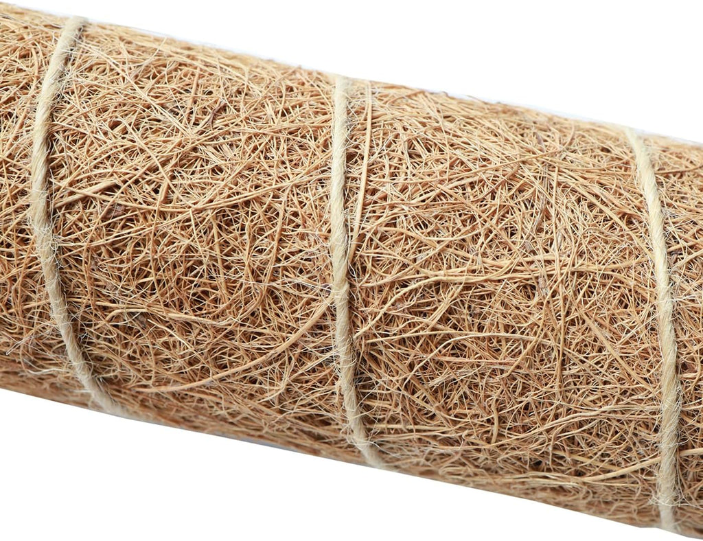 Moss Pole for Plants 4 Pack Natural Coco Coir Climbing Support Stakes with Plant Ties Indoor Monstera Plant Training