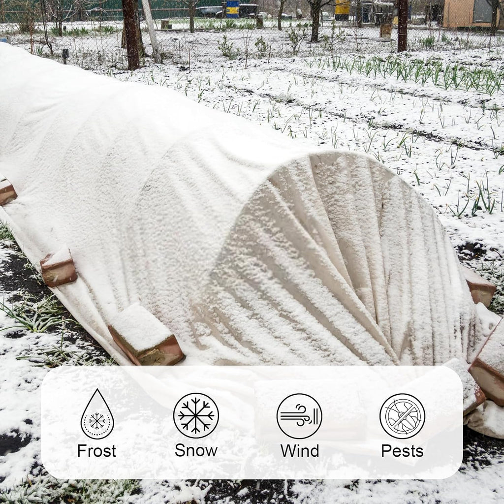 Covers Freeze Protection, Cookmaster 10x50FT Frost Cloth Plant Freeze Protection, Garden Floating Row Covers for Raised