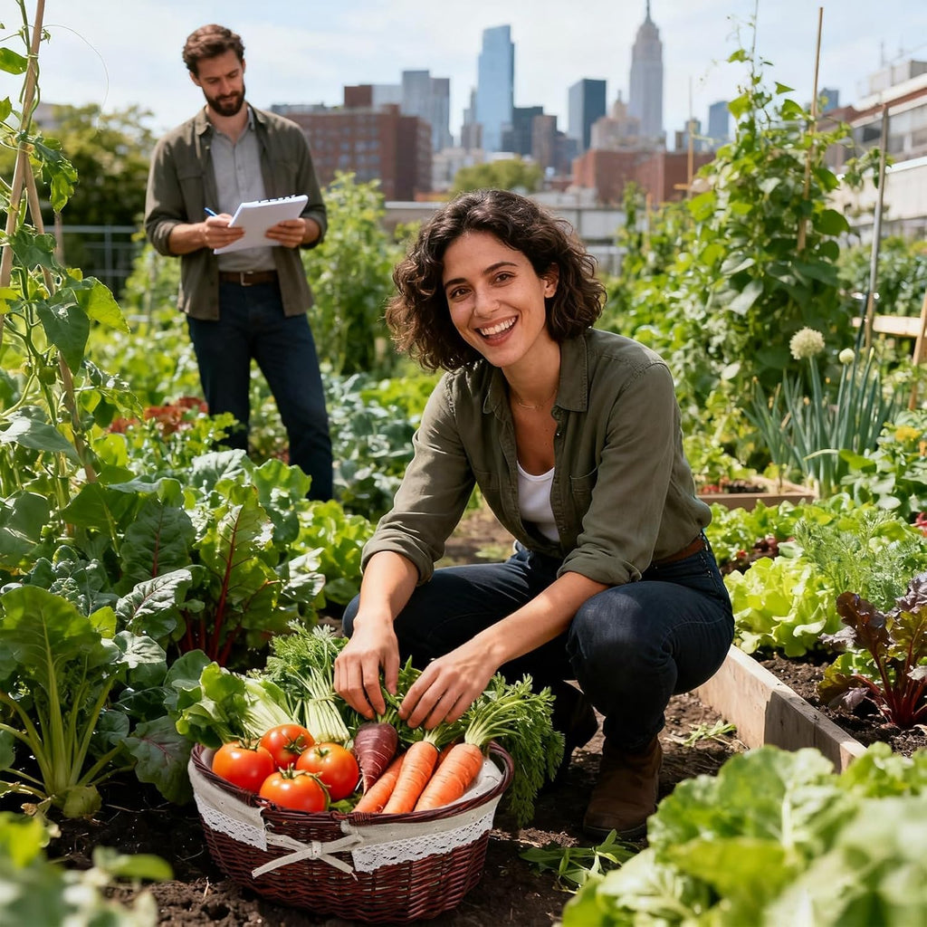 Dicunoy Wicker Picnic Basket with Handle, Large Empty Gift Basket to fill, Open Top Market Harvest Baskets for Garden