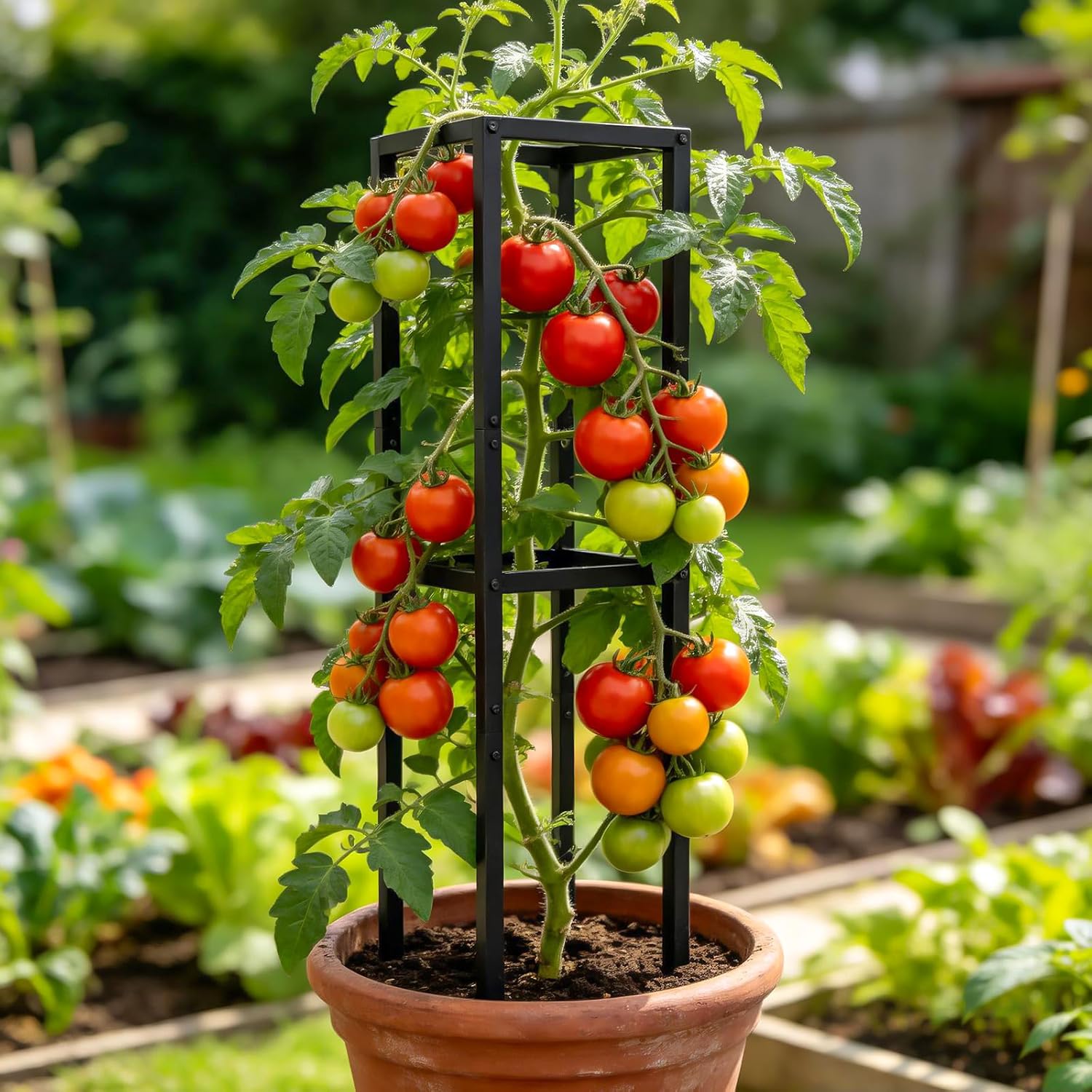 48" Dragon Fruit Trellis Durable Metal Support for Climbing Plants | Premium Durable Plant Accessories for Gardeners