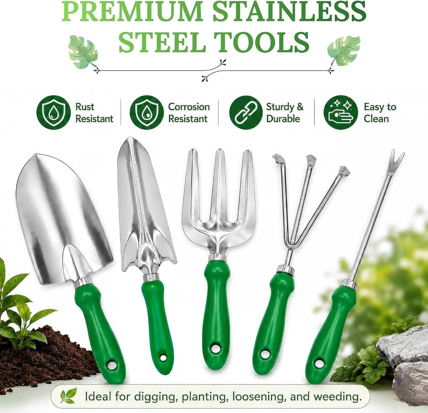 11-Piece Gardening Tool Set – Garden Kit with Tote Bag, Apron & Accessories, Perfect Gardening Gifts for Women, Moms