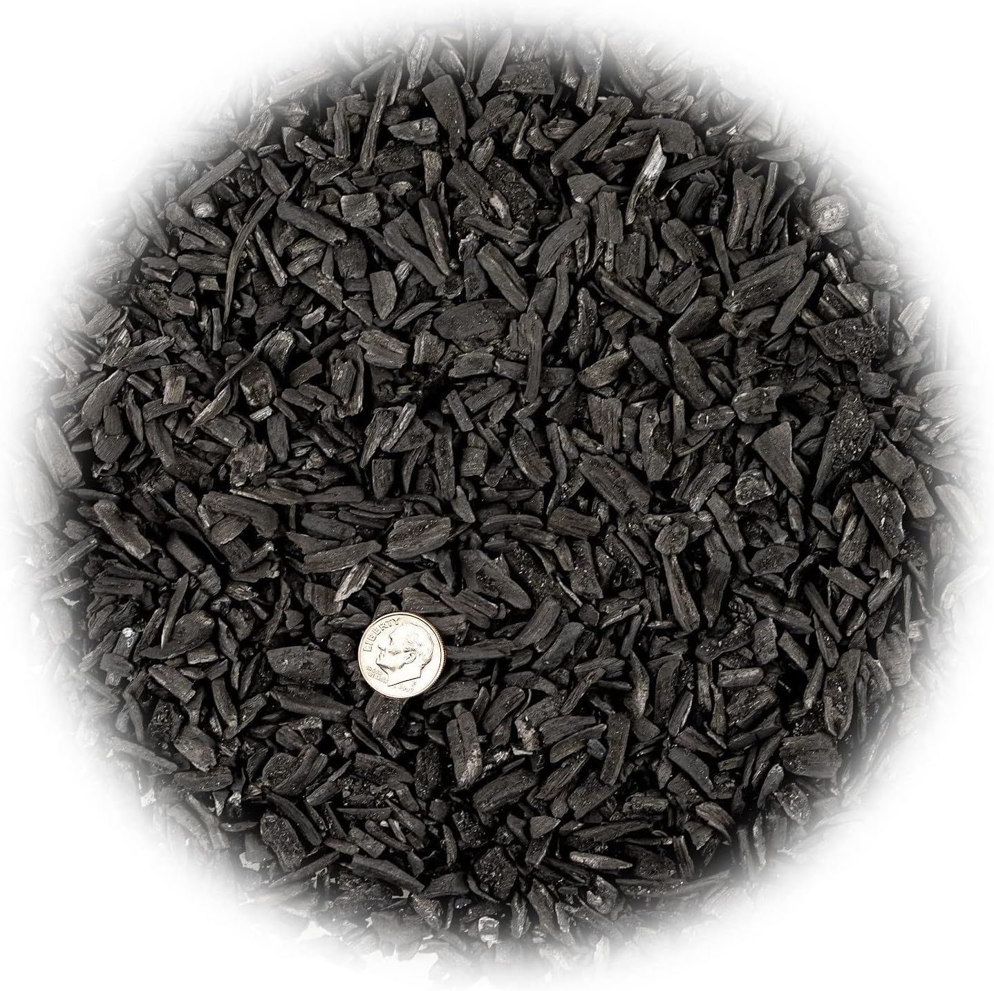 Horticultural Charcoal for Indoor Plants [10-Quart Bag] Black Diamond Soil Amendment for Orchids, Terrariums, and