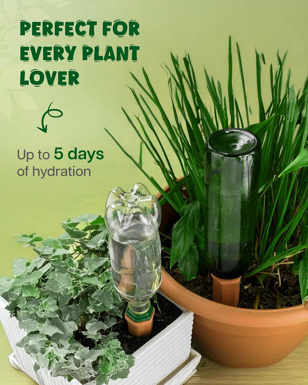 Plant Watering Devices, Self Watering Spikes, Self Watering Planter Insert, Terracotta Watering Spikes, Plant Watering