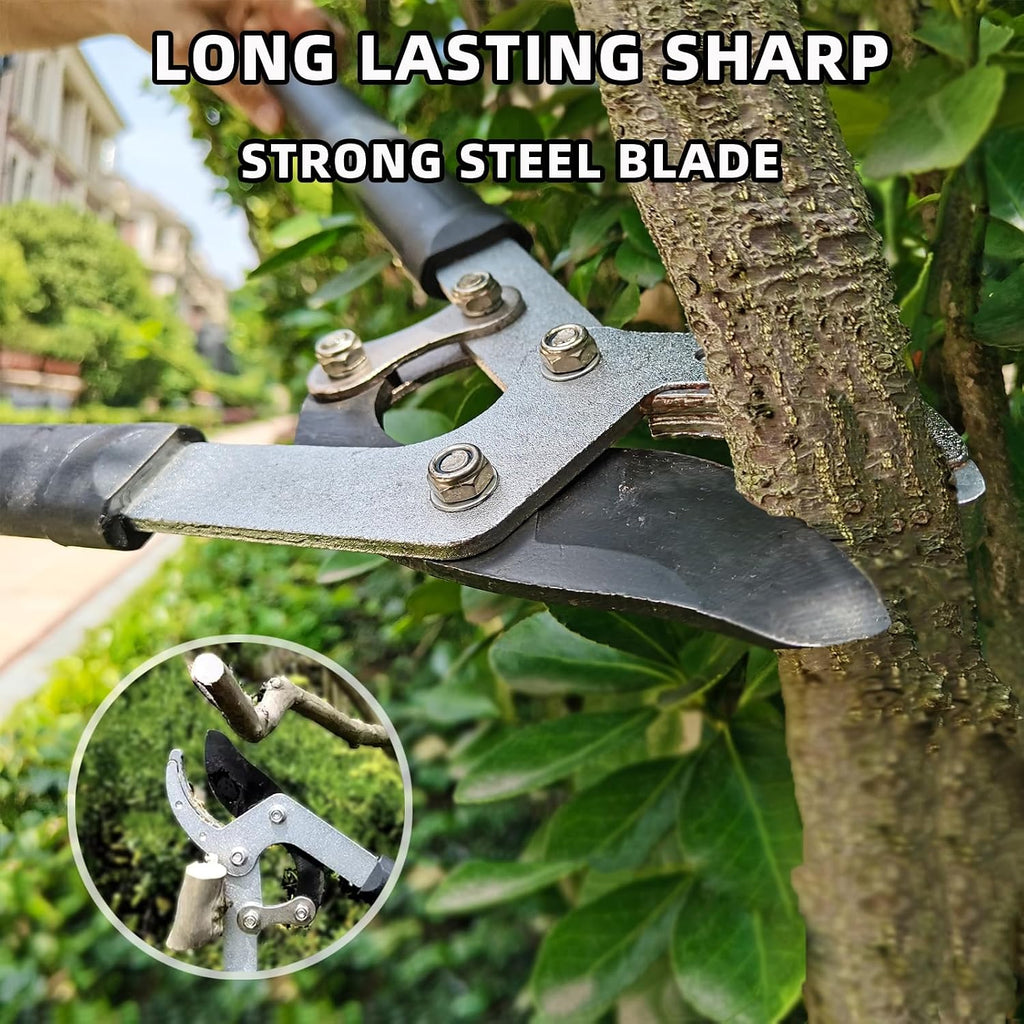 YRTSH Loppers, Hedge Shears & Pruners Combo Set, 3-Piece Hedge Clippers | Heavy Duty Tree & Shrub Care Kit for Yard