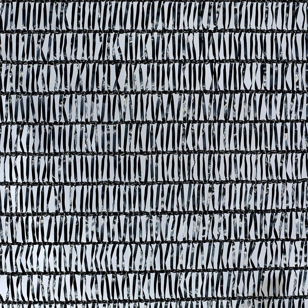 Agfabric 40% Shade Cloth 10X 50ft Sun Shade Fabric Sunblock Shade Cloth Cover with Clips for Plants, Black
