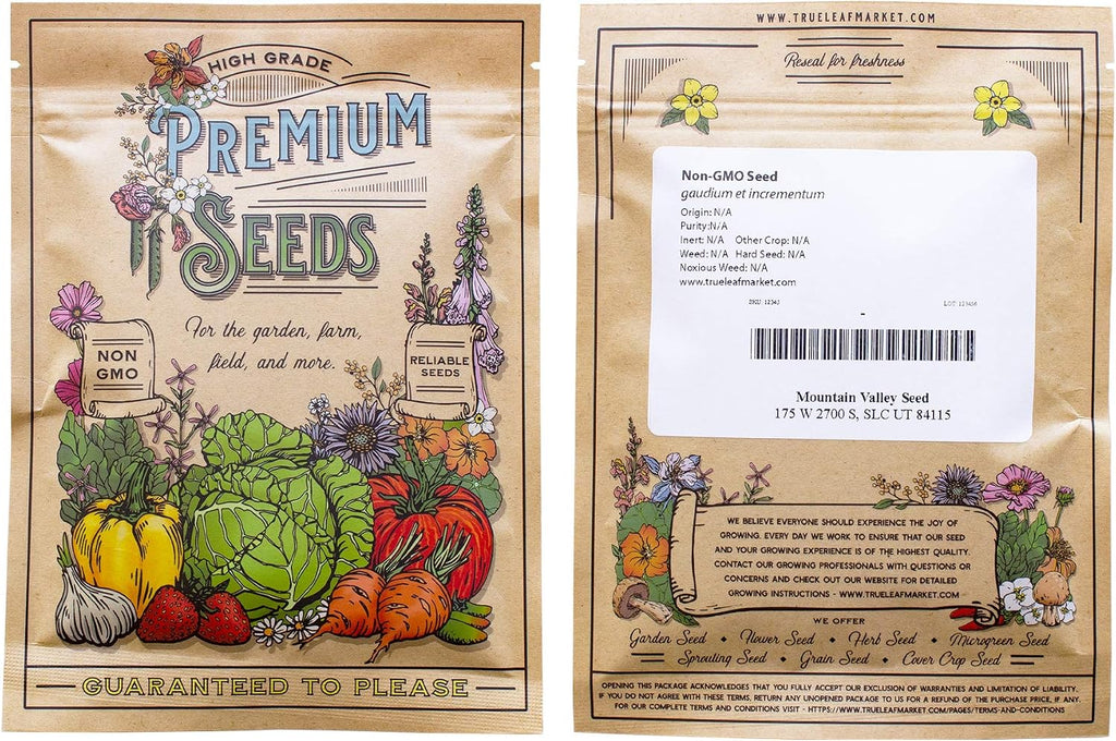 Mountain Valley Seed Co Green Mustard Microgreens Seeds - 5 Lb Bulk | 960,000 Seeds - Grow Non-GMO Micro Mustard Herb