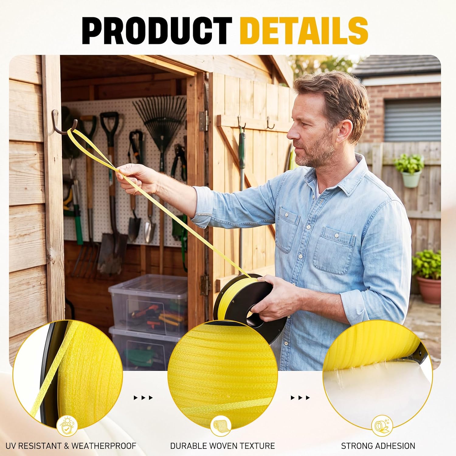 2 Pcs Sticky Fly Strip Rolls 2500 ft Extra Long Ribbon Tape, Non-Toxic Sticky Hanging Strips for Gnat Fruit Mosquito